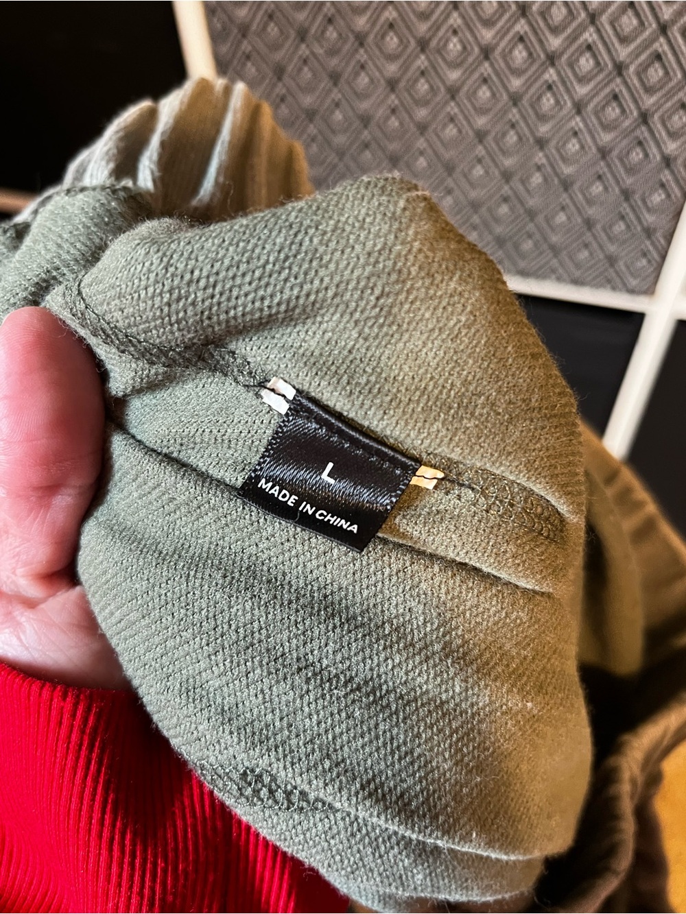 Olive Green Wide Leg Pocket Pants - Picture 4 of 5